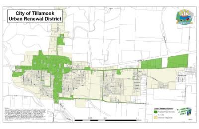 Map of 2012 Urban Renewal District Boundaries